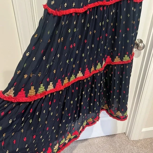 Handmade Ruffled Embroidered Dress - Picture 7 of 7